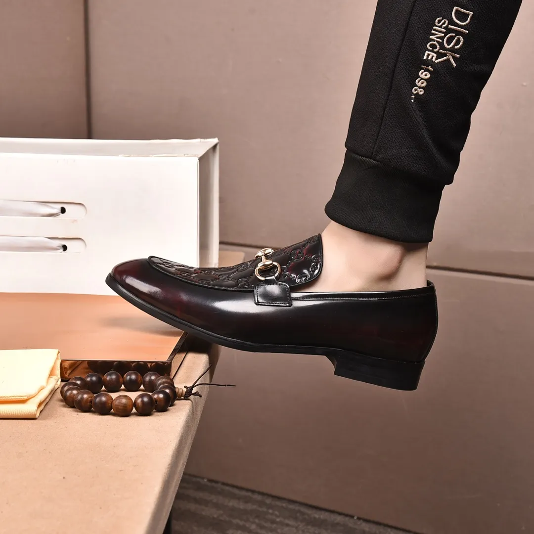Men's shoes💰540📛📛Original (water-dyed cowhide) Gucci GUCCI official website formal shoes🌀 Italian🇮🇹imported cowhide➕top imported water-dyed cowhide lining💋Finely handmade original bottom, the real thing looks better when photographed in person Standard size 38-44
